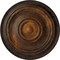 Ekena Millwork Traditional Ceiling Medallion (Fits Canopies up to 8 1/4"), Hand-Painted Rust, 31 1/2"OD x 2 1/2"P CM31TRRUS - alternate 1